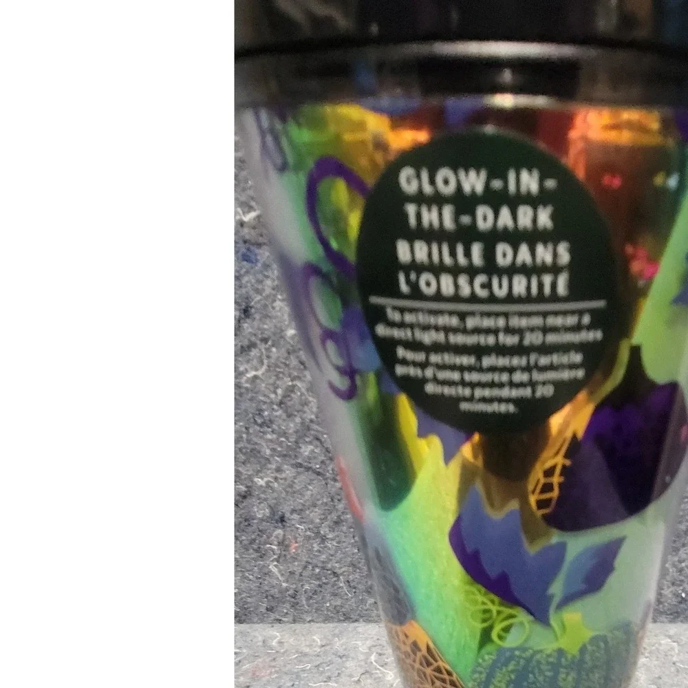 Starbucks 2024 Limited Edition‎ UFO Theme Mushroom Top Tumbler Glow In The Dark